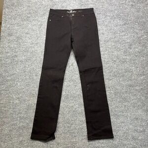 !iT Jeans Los Angeles Starlet Jeans Women 16 Black Denim Stretch Zip Fly - 28X31